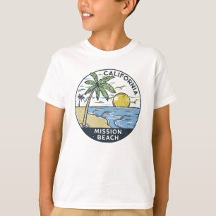 Mission Beach San Diego California  T-shirt