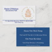 Mission Cards Visitekaartje (Voorkant / Achterkant)