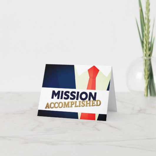 Mission Carte de remerciements (Devant)