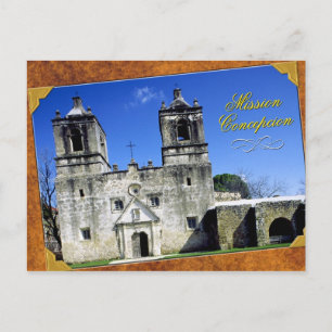Mission Concepcition in San Antonio, Texas Briefkaart