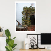 Mission Courtyard Poster (Thuiskantoor)