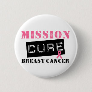 Mission Cure Breast Cancer Ronde Button 5,7 Cm