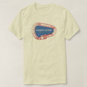 Mission Gorge San Diego Klimmen Carabiner T-shirt