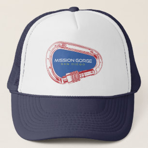 Mission Gorge San Diego Klimmen Carabiner Trucker Pet