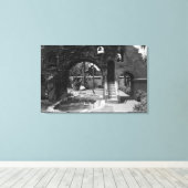Mission Inn Courtyard of Riverside, CA Photograp Canvas Afdruk (Insitu (Houten vloer))