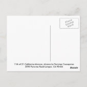 Mission La Purisima Concepcion Briefkaart (Achterkant)