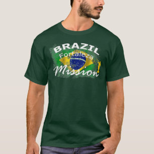 Mission Missionary uit Brazilië Fortaleza Mormon L T-shirt