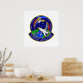 Mission Patch of NASA STS-108 Shuttle Poster (Keuken)