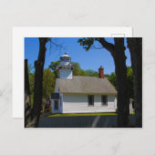 Mission Point Lighthouse, Michigan Briefkaart (Voorkant / Achterkant)