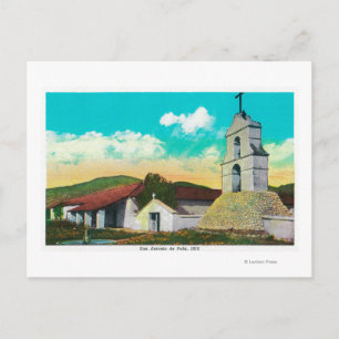 Mission San Antonio de PalaPala, CA Briefkaart