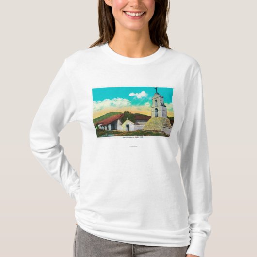 Mission San Antonio de PalaPala, CA T-shirt (Voorkant)