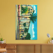 Mission San Gabriel San Garbriel, CA Canvas Afdruk (Insitu (Woonkamer))