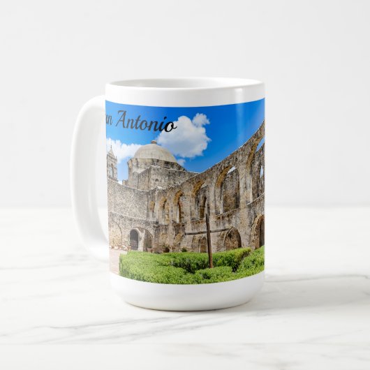 Mission San Jose, signe de foi, Mug de café (Devant gauche)