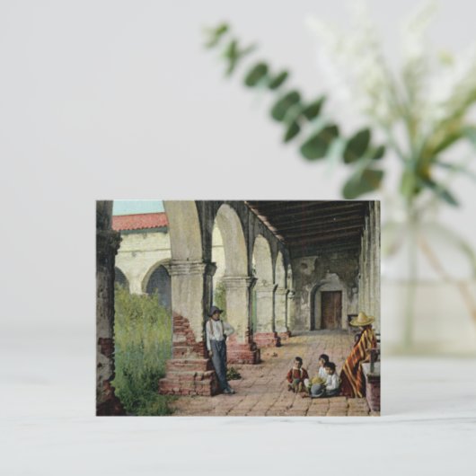Mission San Juan Capistrano Briefkaart (Staand voorkant)
