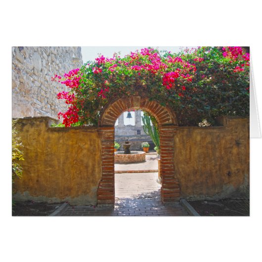 Mission San Juan Capistrano Courtyard Archway (Devant horizontal)