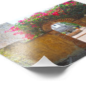 Mission San Juan Capistrano Courtyard Archway Foto Afdruk (Hoek)