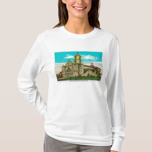 Mission San Luis, Rey de FranciaOceanside, CA T-shirt (Voorkant)
