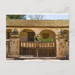 Mission San Miguel Arcángel California Producten Briefkaart