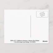 Mission San Rafael Briefkaart (Achterkant)