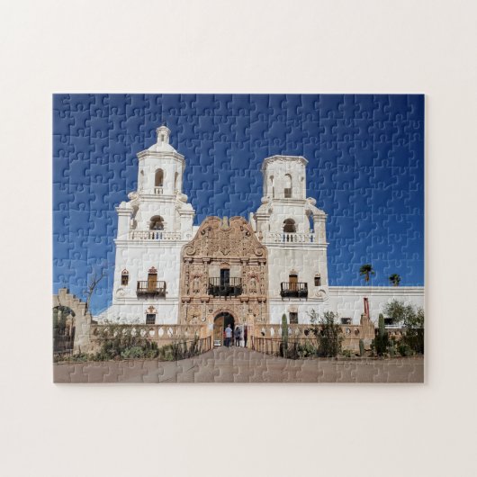 Mission San Xavier Del Bac, Tucson AZ Legpuzzel (Horizontaal)