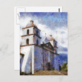 Mission Santa Barbara Briefkaart (Voorkant / Achterkant)