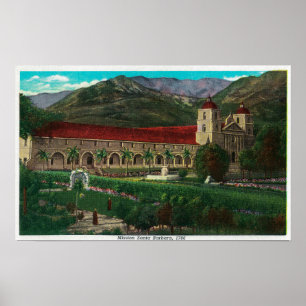 Mission Santa Barbara Poster