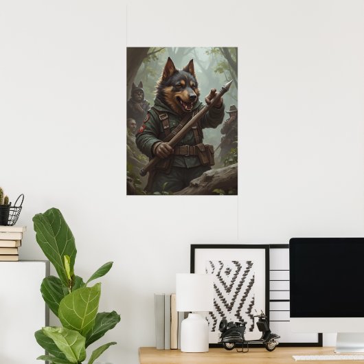 Mission: Snuggle Strike Initiated Now Poster (Thuiskantoor)