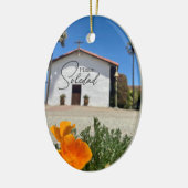 Mission Soledad souvenir Ceramic Ornament (Links)