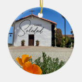 Mission Soledad souvenir ornement d'arbre de Noël (Devant)