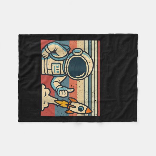 Mission Third 3rd Grade Accepted Astronaut Fleece Deken (Voorkant (Horizontaal))