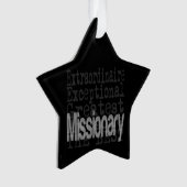 missionaire extraordinaire ornament (voorkant)