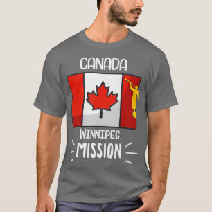 Missionaire missie Canada Winnipeg Mormon LDS T-shirt