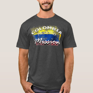 Missionaire missie Colombia Medellin Mormon LDS T-shirt