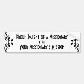 missionaris Gepersonaliseerd Bumpersticker
