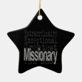 Missionary Extraordinaire Keramisch Ornament (Voorkant)