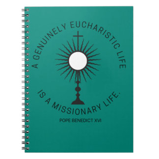 Missionary Life Quote Spiral Photo Notitieboek