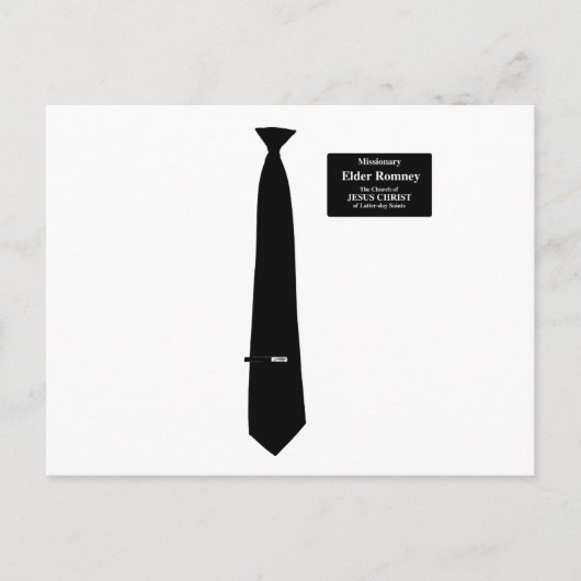 Missionary Romney Costume Briefkaart (Voorkant)