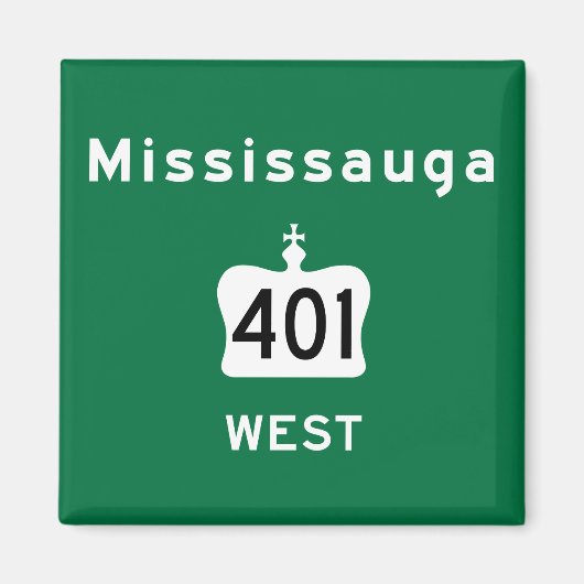 Mississauga 401 magneet (Voorkant)