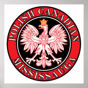 Mississauga Poolse Canadese adelaar Poster