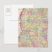Mississippi 10 briefkaart (Voorkant / Achterkant)