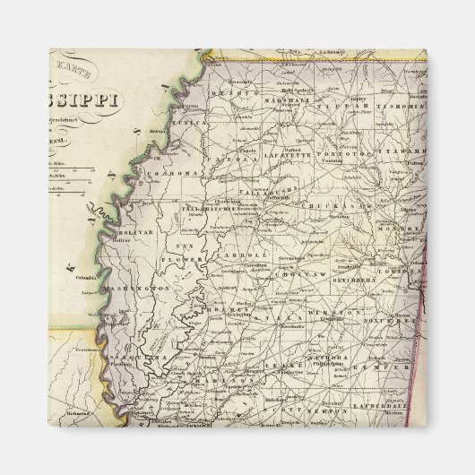 Mississippi 12 magneet (Voorkant)