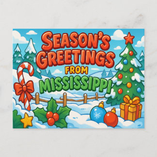 MISSISSIPPI Ansichtkaart Briefkaart