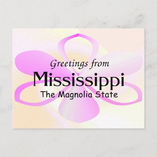 Mississippi Briefkaart (Voorkant)