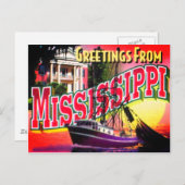 Mississippi Briefkaart (Voorkant / Achterkant)