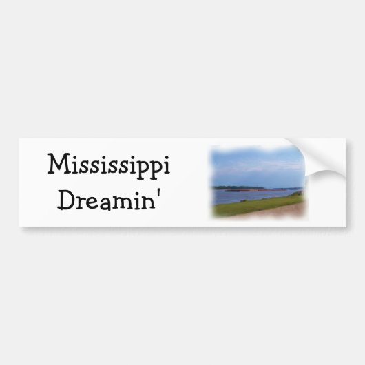 Mississippi Bumpersticker (Voorkant)