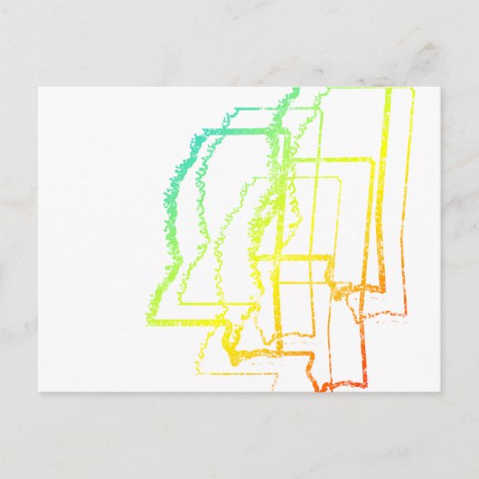 mississippi chill blur briefkaart (Voorkant)