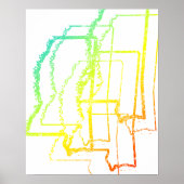 mississippi chill blur poster (Voorkant)