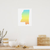 mississippi chill fade poster (Keuken)