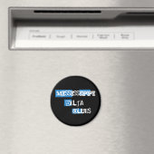 Mississippi Delta Blues Magnet Magneet (Insitu (Vaatwasser))