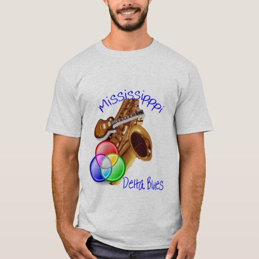 Mississippi Delta Blues T-shirt (Voorkant)